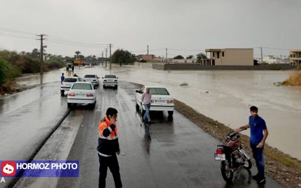 سیلاب غافلگیرکننده از شرق تا غرب هرمزگان