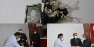 دیدار مدیرعامل شرکت گاز با خانواده اهداکننده عضوهرمزگانی