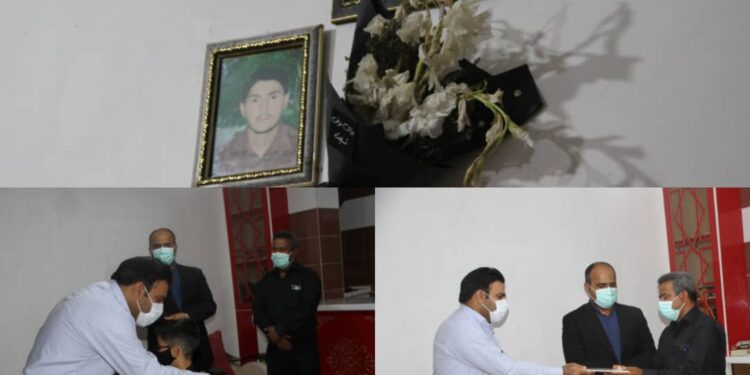 دیدار مدیرعامل شرکت گاز با خانواده اهداکننده عضوهرمزگانی