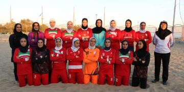 برگزاری اردوی تیم ملی کبدی ساحلی بانوان کشور در بندرعباس