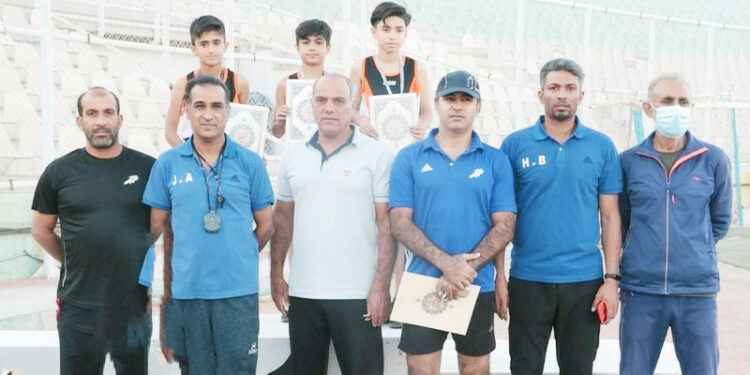 رقابت های دو و میدانی در آکادمی خلیج فارس