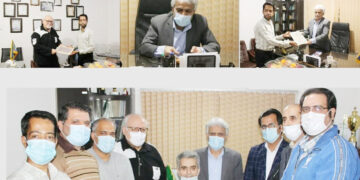 دیدار مدیر عامل جامعه معلولین هرمزگان و اعضای هیات رئیسه ورزش پتانک با ناخدا قائدی