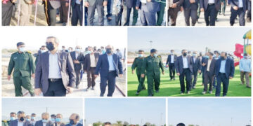 افتتاح و بهره برداری 9 پروژه به مناسبت دهه مبارک فجر در شهرستان میناب