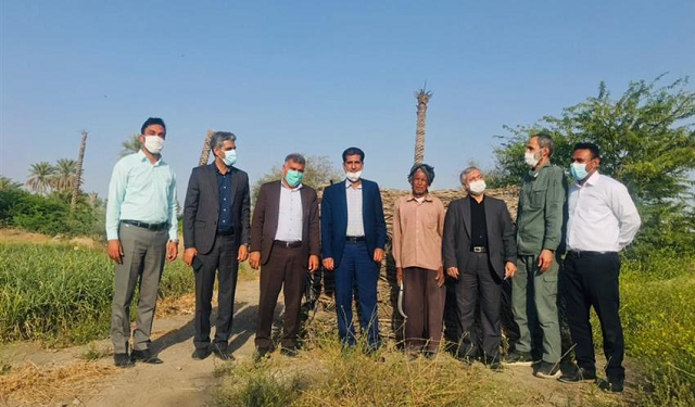 مسئول قرارگاه سازندگی بسیج وزارت نیرو از مناطق محروم هرمزگان بازدید کرد