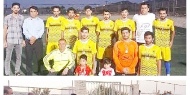 دهیاری گتان بالا فاتح اولین دوره  لیگ فوتسال روستای بخش مرکزی شهرستان جاسک