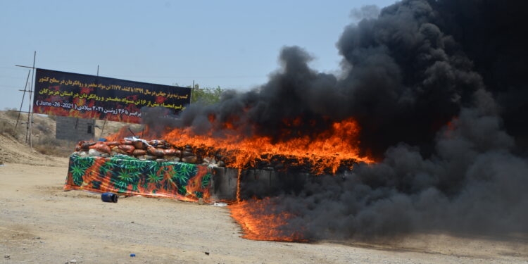امحا ۱۶ تن انواع مواد مخدر درهرمزگان