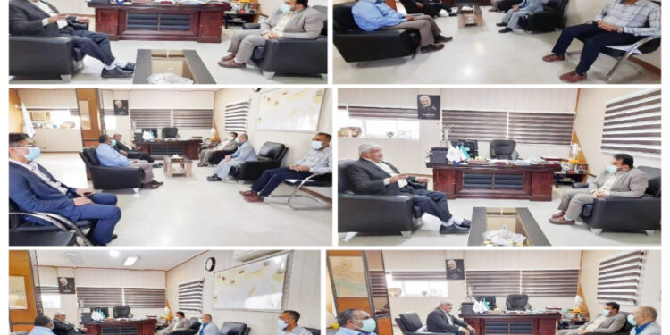 دیدار هادی زاده رییس انجمن دو و میدانی و مشاور عالی فدراسیون ورزش های نابینایان و کم بینایان با امیاری