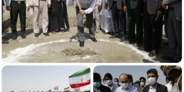 افتتاح و کلنگ زنی سه طرح شیلاتی و کشاورزی در شرق هرمزگان