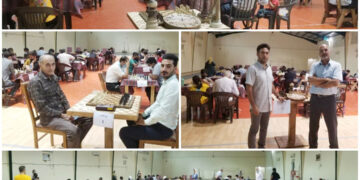 نیما نجفی بر سکوی نخست مسابقات شطرنج سریع جزیره قشم ایستاد