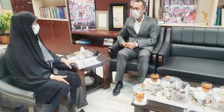 دیدار مدیرکل ورزش وجوانان هرمزگان با معاون توسعه ورزش بانوان وزارت ورزش و جوانان