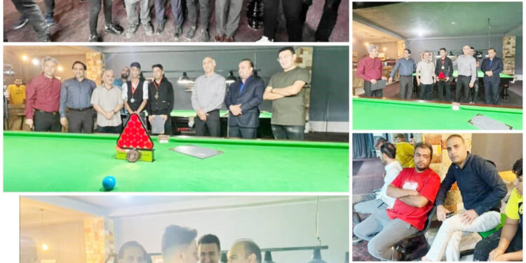اولین دوره مسابقات رنکینگ اسنوکر به میزبانی باشگاه توپ سفید بندر عباس