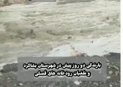 بارندگی در بشاگرد