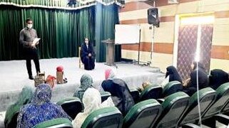 برگزاری دوره آموزش زری بافی در جاسک