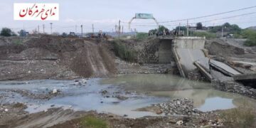 درخواست اهالی روستای سرخنگی بخش شمیل به استاندار هرمزگان برای بازسازی پل