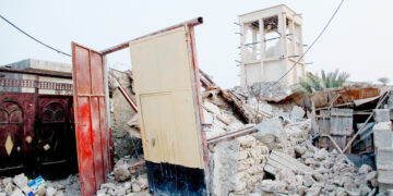 سایه ناخوش زلزله پنج نفر در زلزله روستای سایه خوش بندرلنگه جان باختند