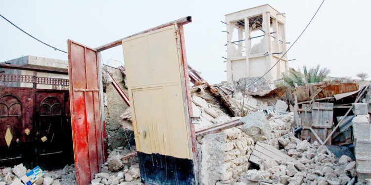 سایه ناخوش زلزله پنج نفر در زلزله روستای سایه خوش بندرلنگه جان باختند