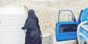 کم آبی در روستای درالوی بشاگرد