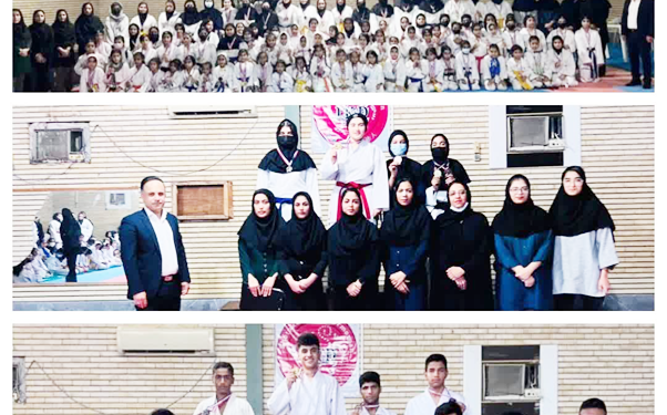 بانوان و آقایان کاراته کا باشگاه فجر بر سکوی قهرمانی