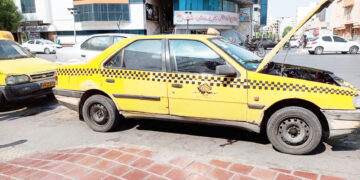 تاکسی های فرسوده بندرعباس