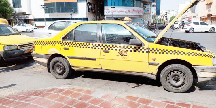 تاکسی های فرسوده بندرعباس