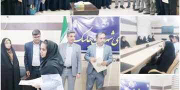 مسوولین شهرستان جاسک از بانوان فوتسالیست دهیاری جاسک کهنه تجلیل کردند