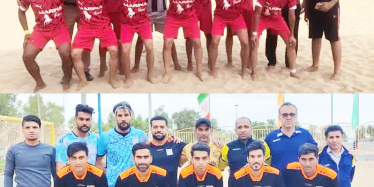 نمایندگان هرمزگان به مرحله پایانی مسابقات زیر گروه لیگ یک فوتبال ساحلی کشور صعود کردند