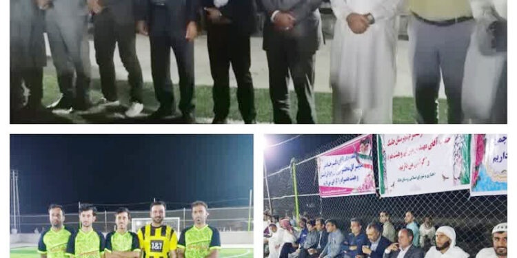 مسابقات فوتسال جام رمضان در  روستای بچک سورک جاسک