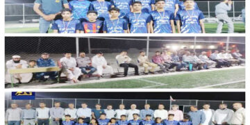 اغوشک خشکاری قهرمان مسابقات فوتسال لیگ زیر 18سال بخش مرکزی جاسک