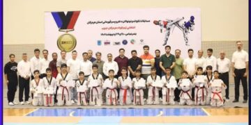 انتخاب برترین ها ی مسابقات تکواندو نونهالان فولاد هرمزگان