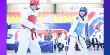 تکواندو کاران نوجوان فولاد هرمزگان رو در روی هم ایستادند