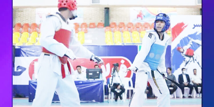 تکواندو کاران نوجوان فولاد هرمزگان رو در روی هم ایستادند