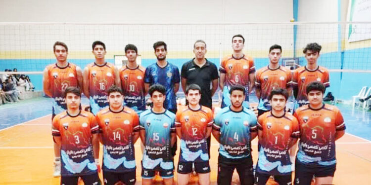 والیبالیست های جوان آکادمی خلیج فارس روی قله قهرمانی