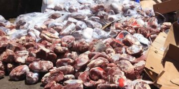 کشف بیش از 904 کیلوگرم مواد پروتئینی غیربهداشتی در قشم