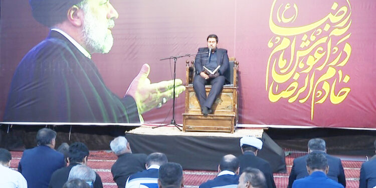 برپایی مراسم عزاداری شهادت رئیس جمهور در مناطق مختلف هرمزگان