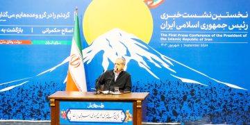 اولین نشست خبری «دولت مسعود» برگزار شد  «گردنی در گـرو وعـده‌ها» می خواهم مردم به«راحتی» برسند