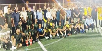 فوتسالیست های پایانه بندر فاتح جام منطقه ویژه اقتصادی پارسیان