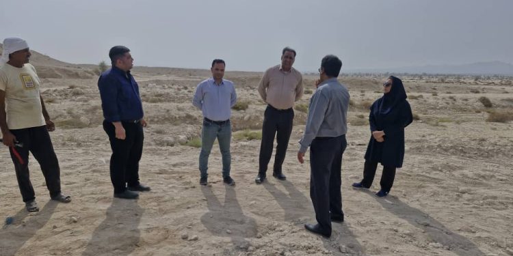 بررسی روند اجرای پروژه احداث استخر و انتقال آب چشمه آسک در اراضی کشاورزی منطقه گزیر بندرلنگه