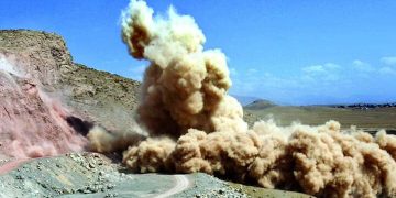 انفجار برنامه ریزی شده در منطقه ویژه اقتصادی صنایع معدنی و فلزی خلیج فارس